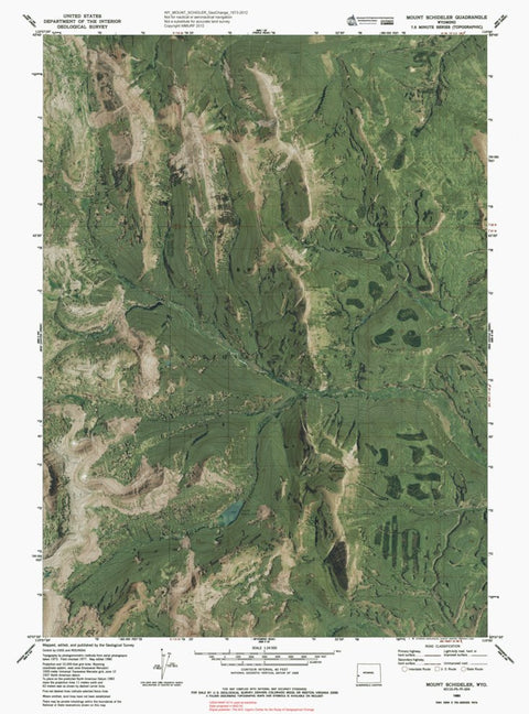 WY-MOUNT SCHIDLER: GeoChange 1973-2012 Preview 1