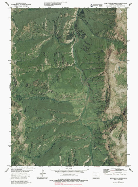 WY-BOX CANYON CREEK: GeoChange 1973-2012 Preview 1
