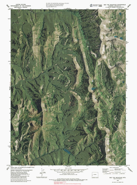 WY-RED TOP MOUNTAIN: GeoChange 1973-2012 Preview 1
