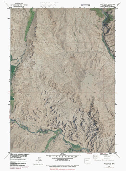 WY-MASON DRAW: GeoChange 1963-2012 Preview 1