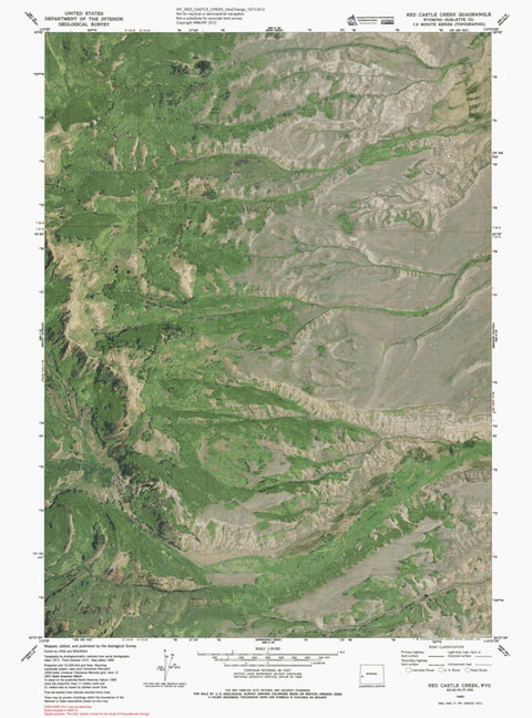 WY-RED CASTLE CREEK: GeoChange 1973-2012 Preview 1