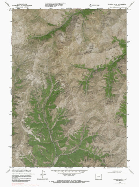 WY-DUNRUD PEAK: GeoChange 1957-2012 Preview 1