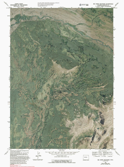 WY-BIG SHEEP MOUNTAIN: GeoChange 1978-2012 Preview 1