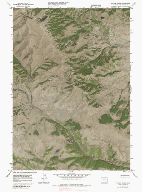 WY-WILLOW CREEK: GeoChange 1981-2012 Preview 1
