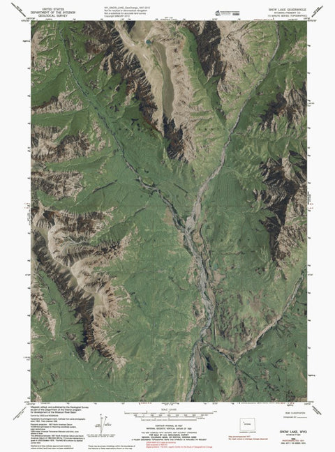 WY-SNOW LAKE: GeoChange 1957-2012 Preview 1