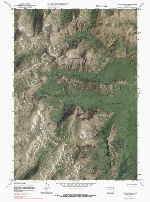 WY-YOUNTS PEAK: GeoChange 1957-2012 Preview 1