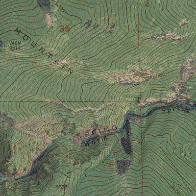 WY-WARM SPRING MOUNTAIN: GeoChange 1971-2012 Preview 3