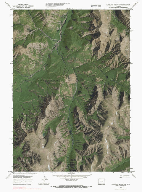 WY-HARDLUCK MOUNTAIN: GeoChange 1957-2012 Preview 1