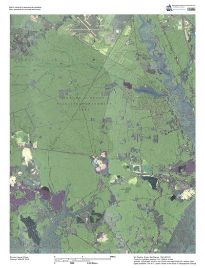 NJ-Dividing Creek: GeoChange 1951-2010-11 Preview 1