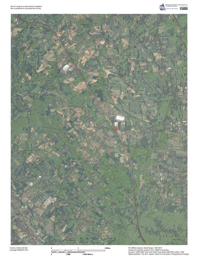 PA-Milford Square: GeoChange 1943-2010 Preview 1