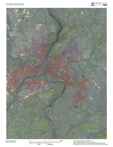 PA-NJ-Easton: GeoChange 1943-2010 Preview 1