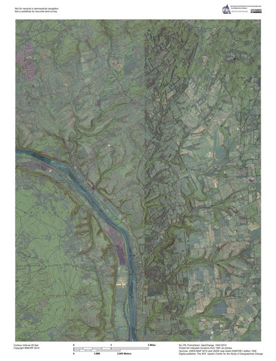 NJ-PA-Frenchtown: GeoChange 1942-2010 Preview 1
