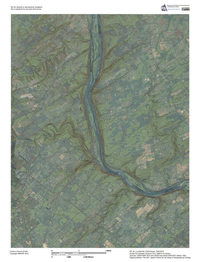 PA-NJ-Lumberville: GeoChange 1940-2010 Preview 1