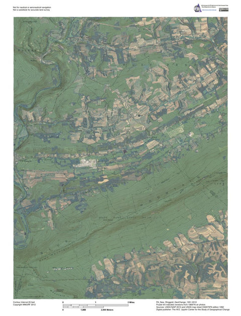 PA-New Ringgold: GeoChange 1951-2010 Preview 1