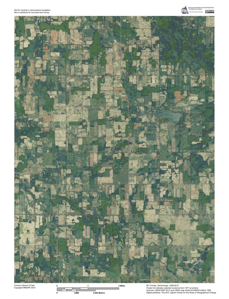 MI-Frontier: GeoChange 1958-2012 Map by Western Michigan University ...