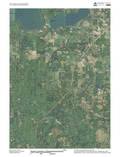 MI-Cadillac South: GeoChange 1981-2012 Preview 1