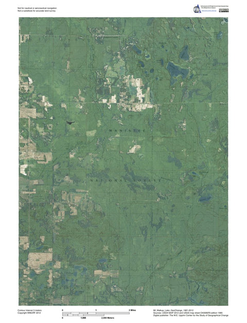 MI-Walkup Lake: GeoChange 1981-2012 Preview 1