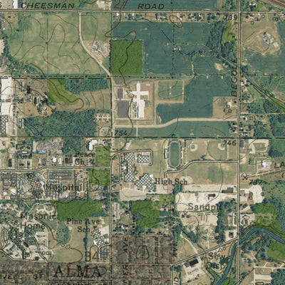 MI-Alma North: GeoChange 1972-2012 Preview 3