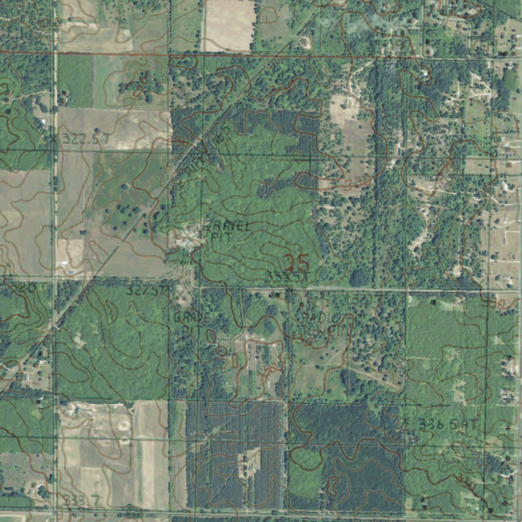 MI-Chippewa Lake South: GeoChange 1981-2012 Map by Western Michigan ...
