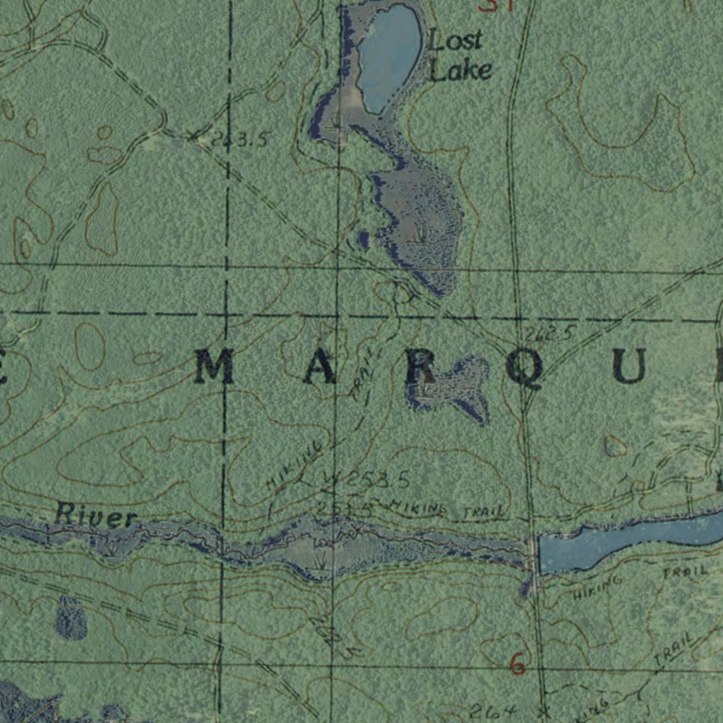 MI-Lake Ann: GeoChange 1977-2010 Map by Western Michigan University ...