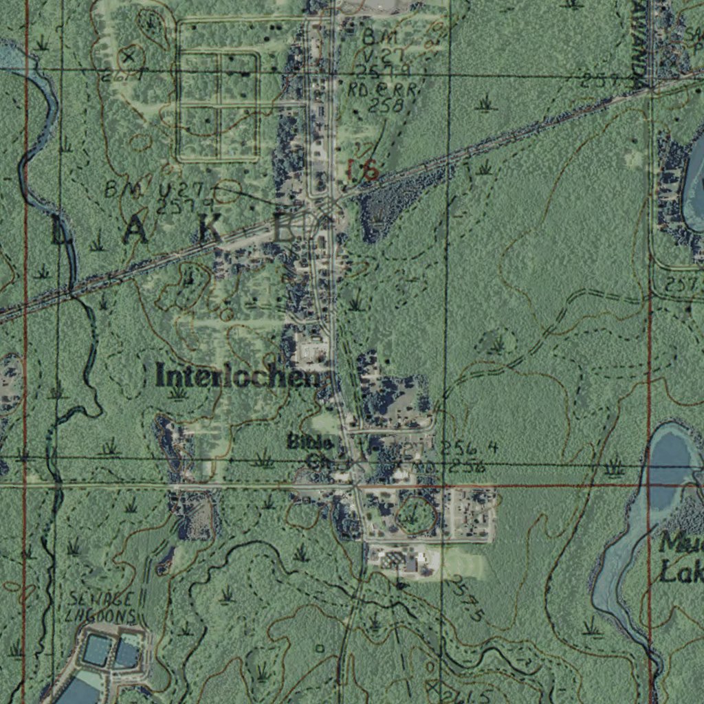 MI-Lake Ann: GeoChange 1977-2010 Map by Western Michigan University ...