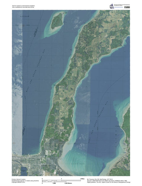 MI-Traverse City SE: GeoChange 1977-2012 Preview 1