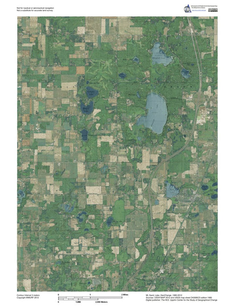 MI-Sand Lake: GeoChange 1980-2012 Preview 1