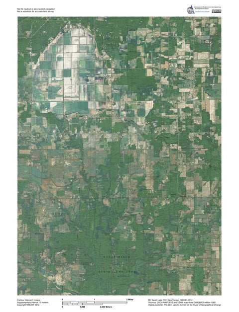 MI-Sand Lake SW: GeoChange 1980-81-2012 Preview 1