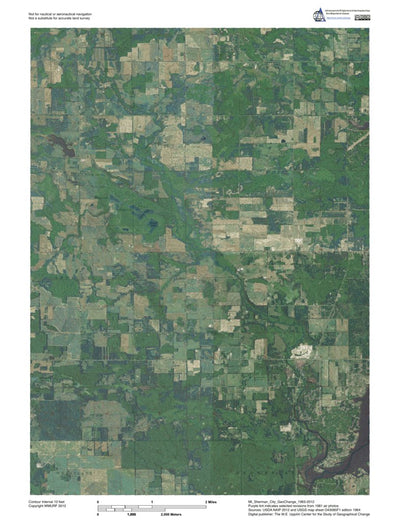 MI-Sherman City: GeoChange 1963-2012 Preview 1