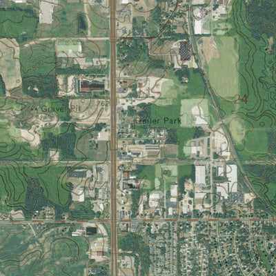 MI-Cedar Springs SW: GeoChange 1965-2012 Preview 2