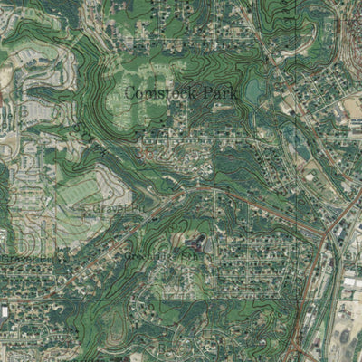 MI-Cedar Springs SW: GeoChange 1965-2012 Preview 3