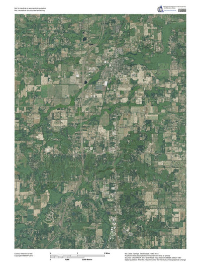 MI-Cedar Springs: GeoChange 1965-2012 Preview 1