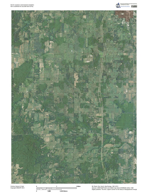 MI-Reed City South: GeoChange 1981-2012 Preview 1