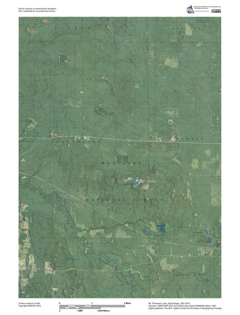 MI-Townsend Lake: GeoChange 1981-2012 Preview 1
