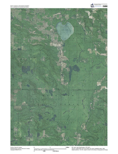 MI-Larks Lake: GeoChange 1977-2012 Preview 1