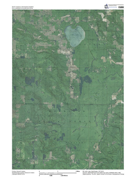 MI-Larks Lake: GeoChange 1977-2012 Preview 1