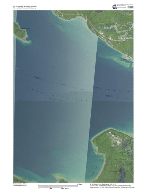 MI-Mc Gulpin Point: GeoChange 1954-2012 Preview 1
