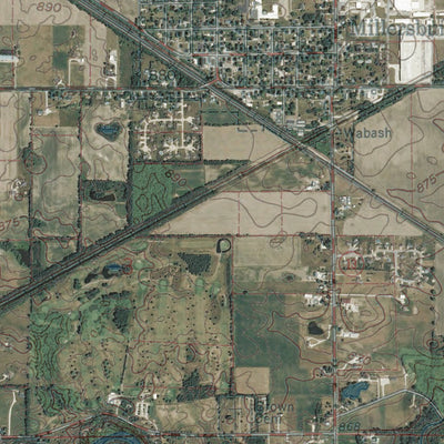 IN-Millersburg: GeoChange 1957-2012 Preview 3