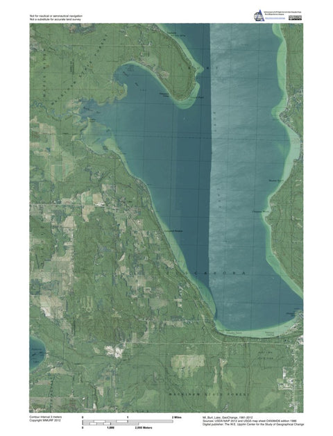 MI-Burt Lake: GeoChange 1981-2012 Preview 1