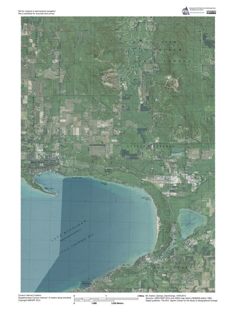 MI-Harbor Springs: GeoChange 1978-2012 Preview 1