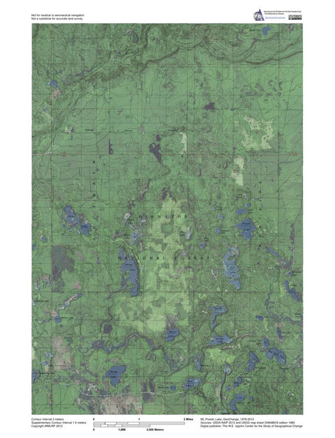 MI-Powell Lake: GeoChange 1978-2012 Preview 1