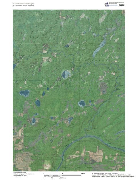 WI-MN-Danbury West: GeoChange 1979-2009 Preview 1