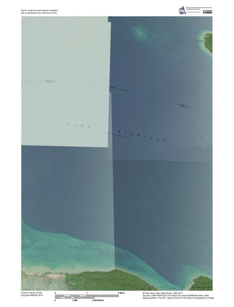 MI-Big Stone Bay: GeoChange 1954-2012 Preview 1