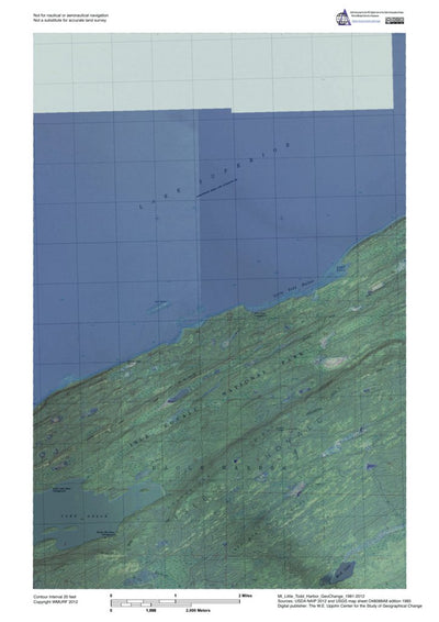 MI-Little Todd Harbor: GeoChange 1981-2012 Preview 1