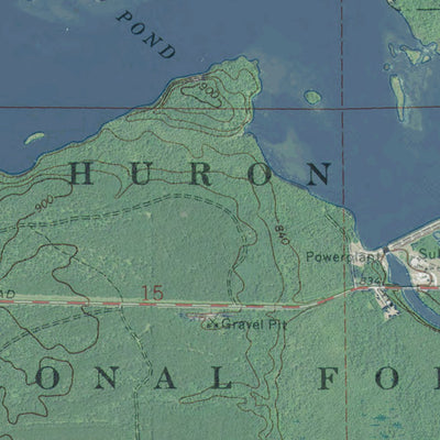 MI-Alcona Dam Pond: GeoChange 1971-2012 Preview 2