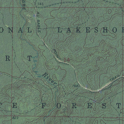 MI-Au Sable Point: GeoChange 1964-2012 Preview 3