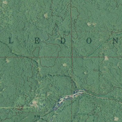 MI-Hubbard Lake SW: GeoChange 1971-2012 Preview 2