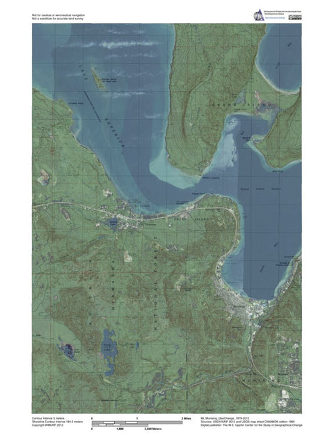 MI-Munising: GeoChange 1978-2012 Preview 1