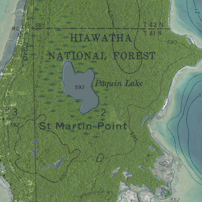 MI-St. Martin Island: GeoChange 1955-2012 Preview 3