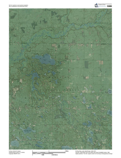MI-Big Blue Lake: GeoChange 1981-2012 Preview 1